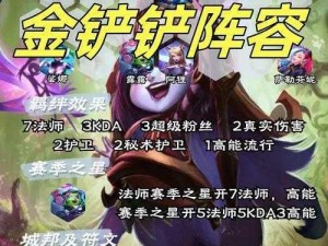 金铲铲之战王者局高阶级幽影赛芬刺客：阵容深度与策略的较量