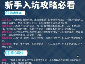 我的世界新手实用技巧：从零开始的生存指南