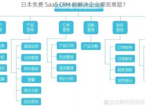 日本免费 SaaS CRM 能解决企业哪些难题？