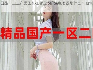 精产国品一二三产品区别在哪里 5的痛点场景是什么？如何解决？