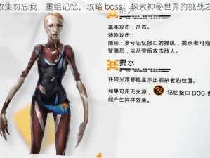 《收集勿忘我，重组记忆，攻略 boss：探索神秘世界的挑战之旅》