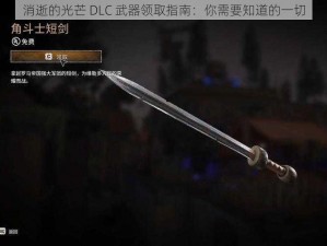 消逝的光芒 DLC 武器领取指南：你需要知道的一切