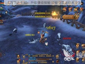 《万王之王3D：升级捷径探秘 经验获取途径大全》