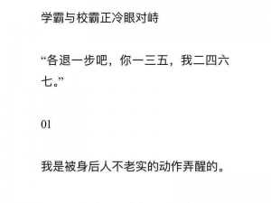 学霸 1 校霸 0 双男主高干小说，强攻强受 HE