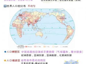 对比亚洲、欧洲与美洲人口比例，了解各地区人口差异