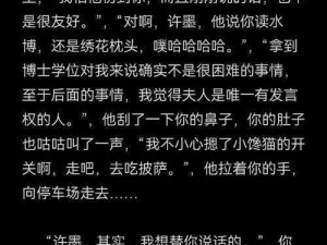 恋与制作人许墨甘之如饴短信回复攻略——传递深情之语的技巧与启示