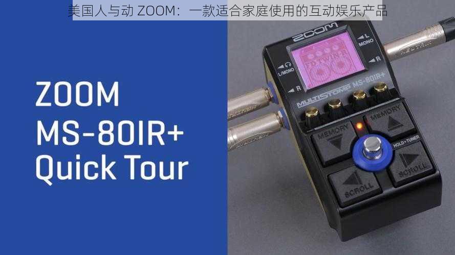 美国人与动 ZOOM：一款适合家庭使用的互动娱乐产品