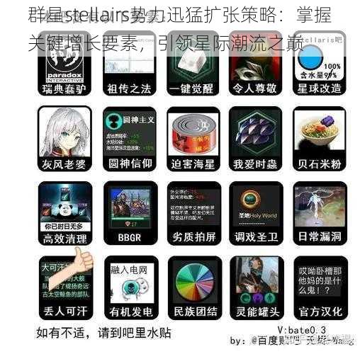 群星stellairs势力迅猛扩张策略：掌握关键增长要素，引领星际潮流之巅