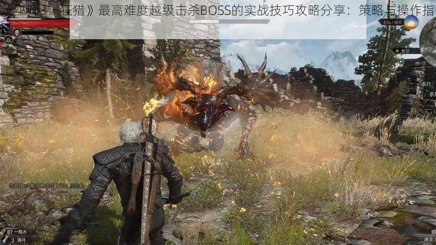 《巫师3：狂猎》最高难度越级击杀BOSS的实战技巧攻略分享：策略与操作指南