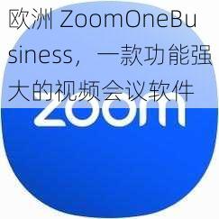 欧洲 ZoomOneBusiness，一款功能强大的视频会议软件