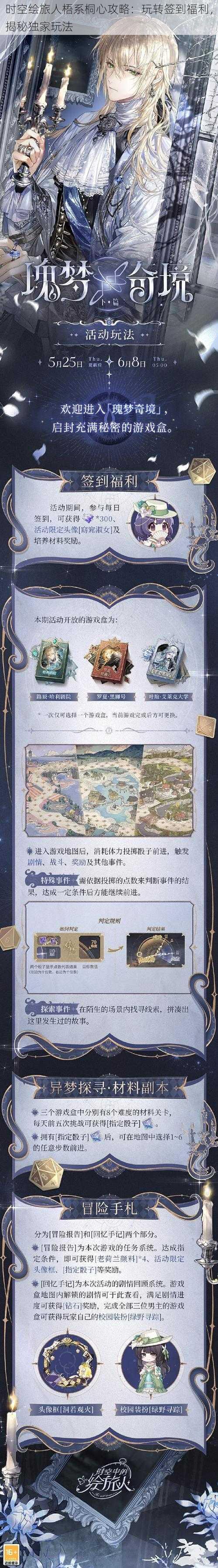 时空绘旅人梧系桐心攻略：玩转签到福利，揭秘独家玩法