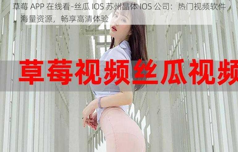 草莓 APP 在线看-丝瓜 IOS 苏州晶体 IOS 公司：热门视频软件，海量资源，畅享高清体验