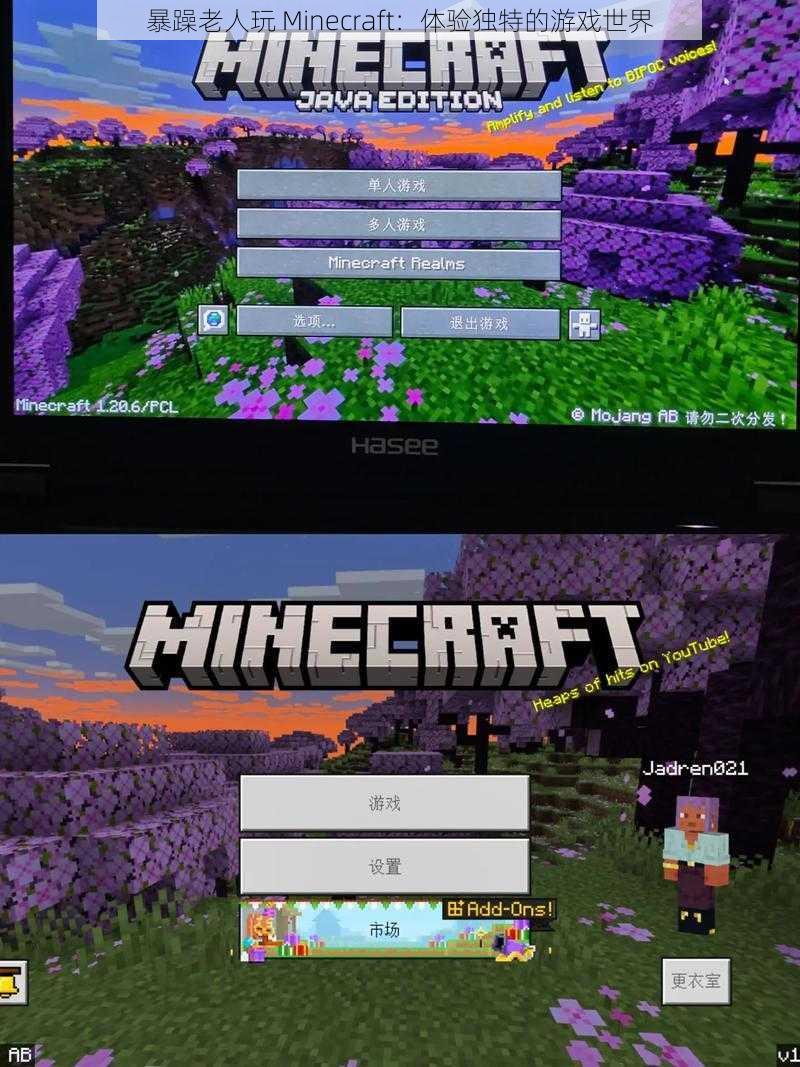 暴躁老人玩 Minecraft：体验独特的游戏世界