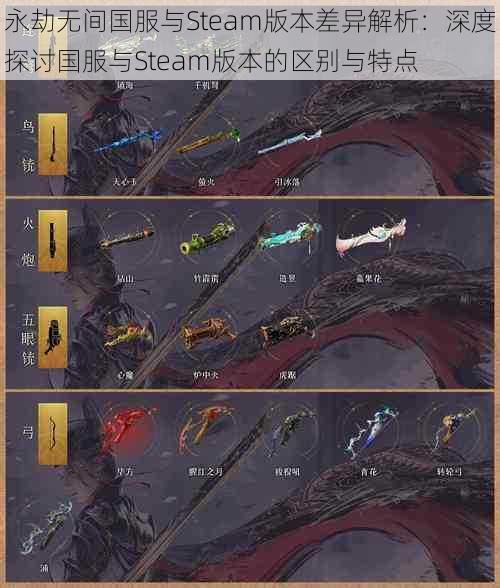 永劫无间国服与Steam版本差异解析：深度探讨国服与Steam版本的区别与特点