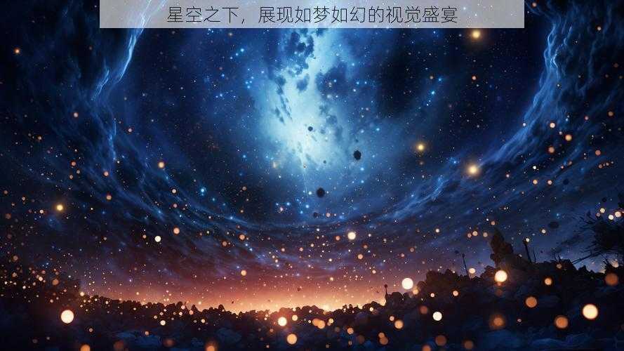 星空之下，展现如梦如幻的视觉盛宴