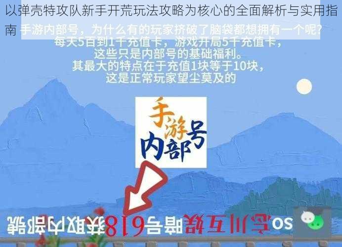 以弹壳特攻队新手开荒玩法攻略为核心的全面解析与实用指南