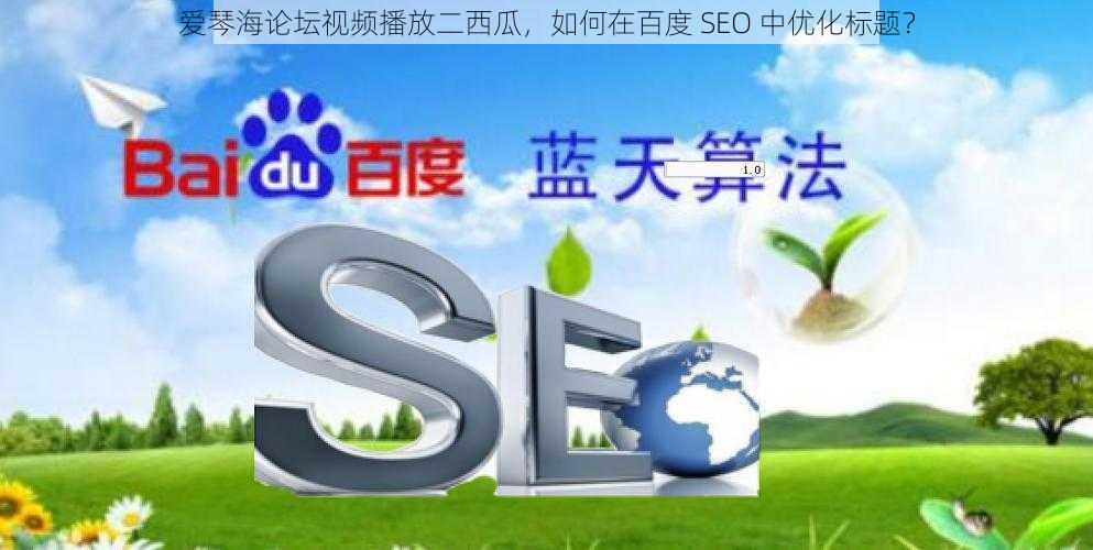 爱琴海论坛视频播放二西瓜，如何在百度 SEO 中优化标题？