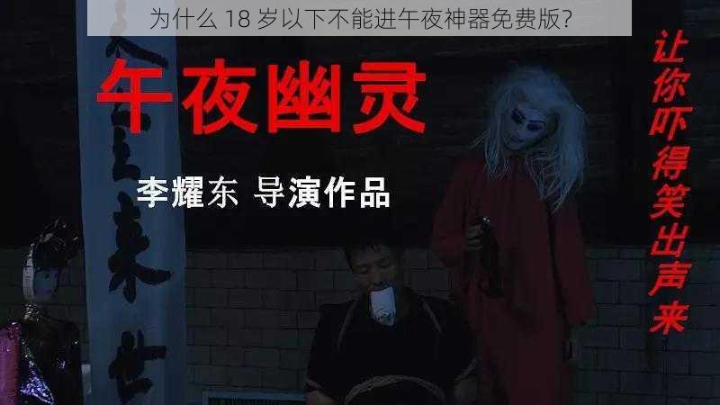 为什么 18 岁以下不能进午夜神器免费版？