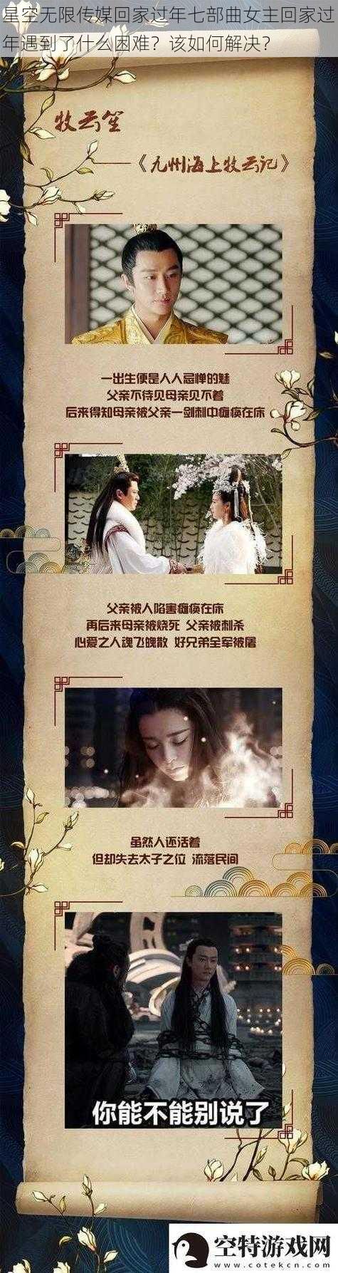 星空无限传媒回家过年七部曲女主回家过年遇到了什么困难？该如何解决？