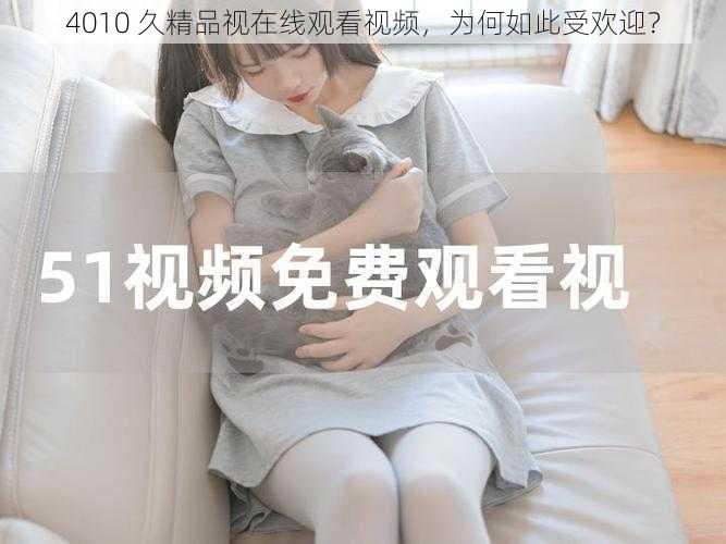 4010 久精品视在线观看视频，为何如此受欢迎？