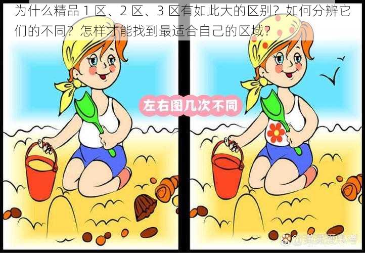 为什么精品 1 区、2 区、3 区有如此大的区别？如何分辨它们的不同？怎样才能找到最适合自己的区域？