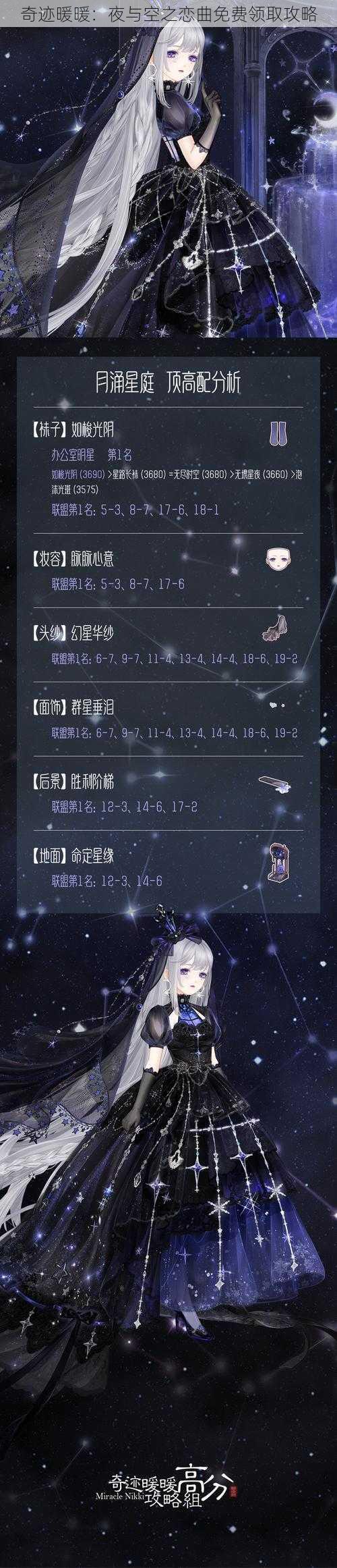 奇迹暖暖：夜与空之恋曲免费领取攻略